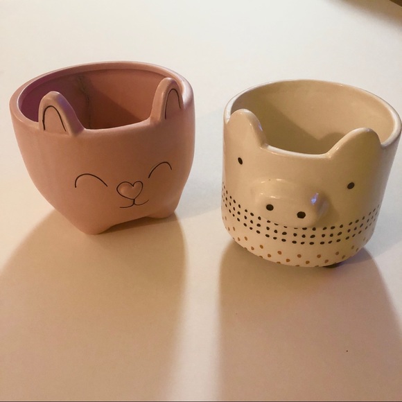 Other - Ceramic Animal Pots